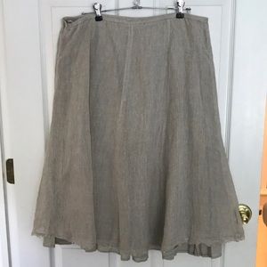 A Line Linen Skirt Eileen Fisher SZ lg